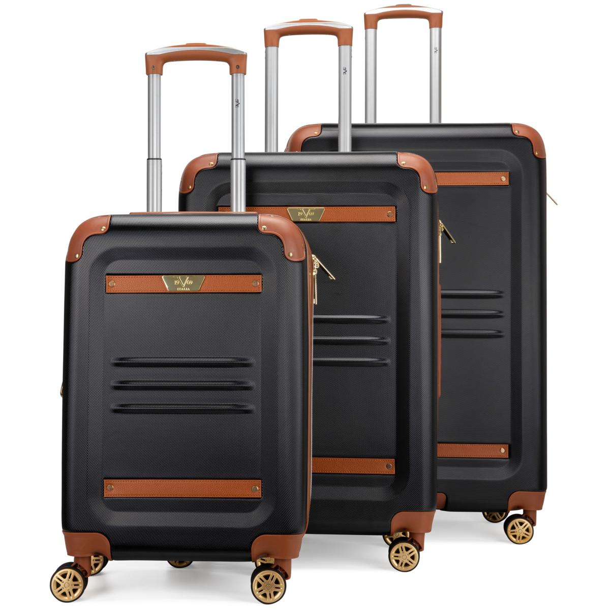 ITALIA Vintage 3 Piece Expandable Retro Luggage Set | HSN