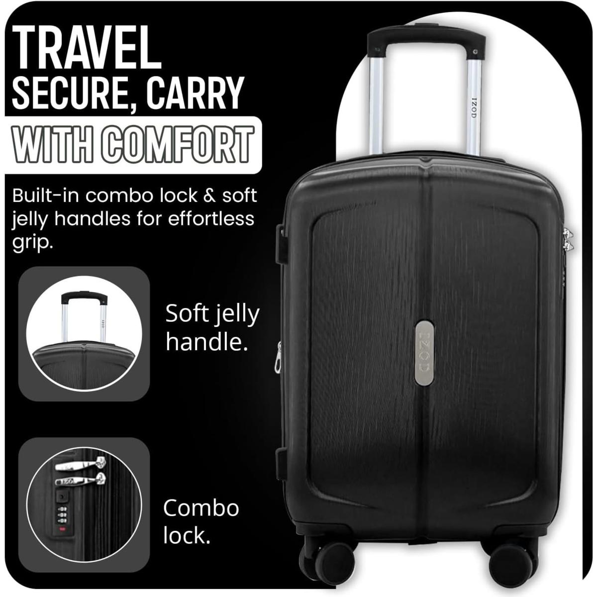 Izod Mateo 3-Piece Hard Shell Spinner Luggage Set | HSN