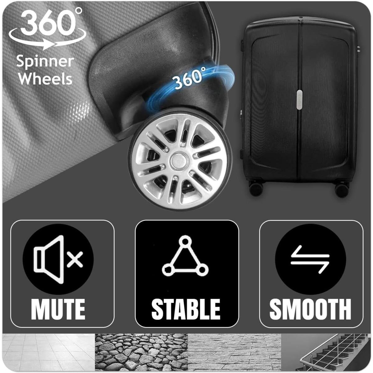 Izod Mateo 3-Piece Hard Shell Spinner Luggage Set | HSN