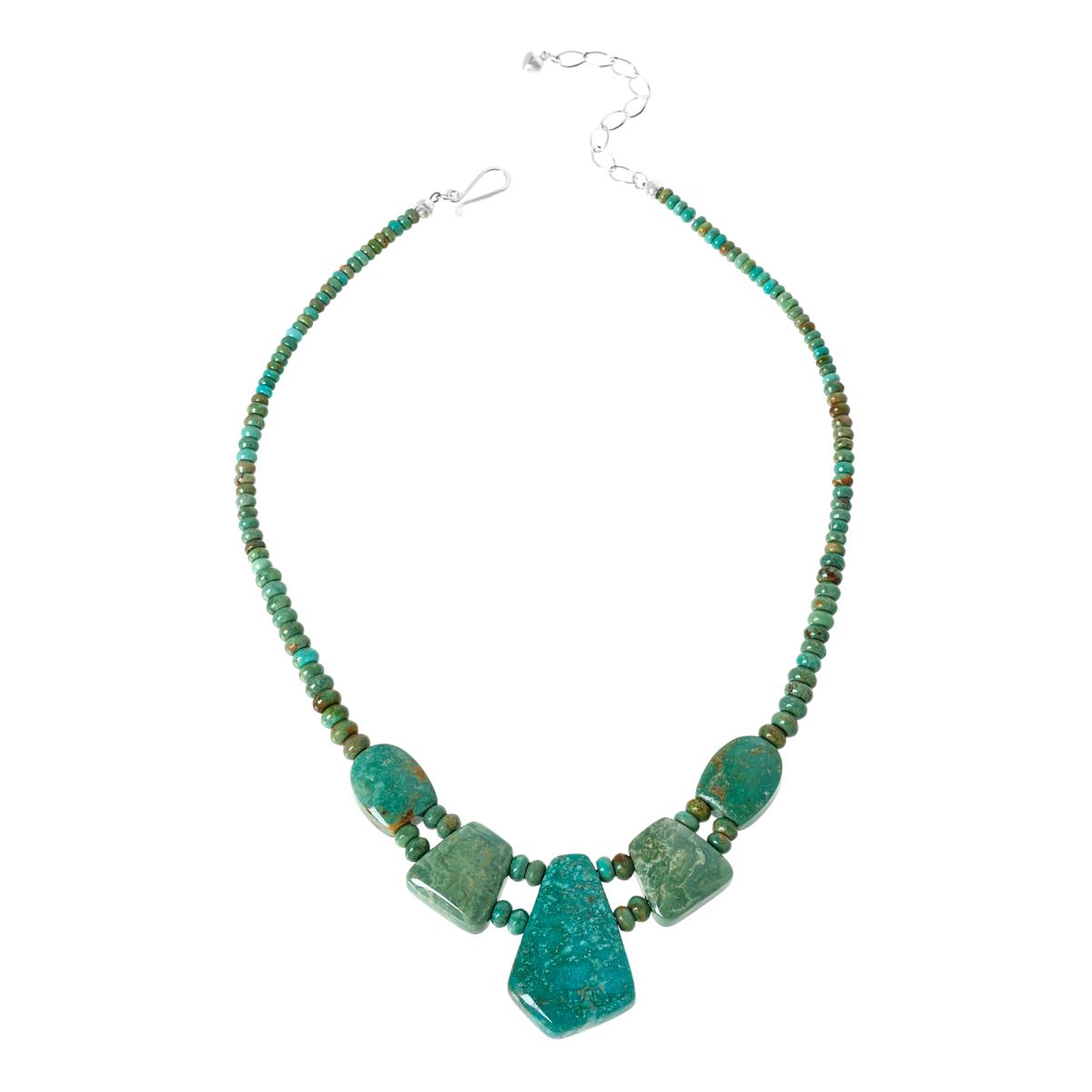 Jay King Alicia Turquoise Beaded Station Necklace