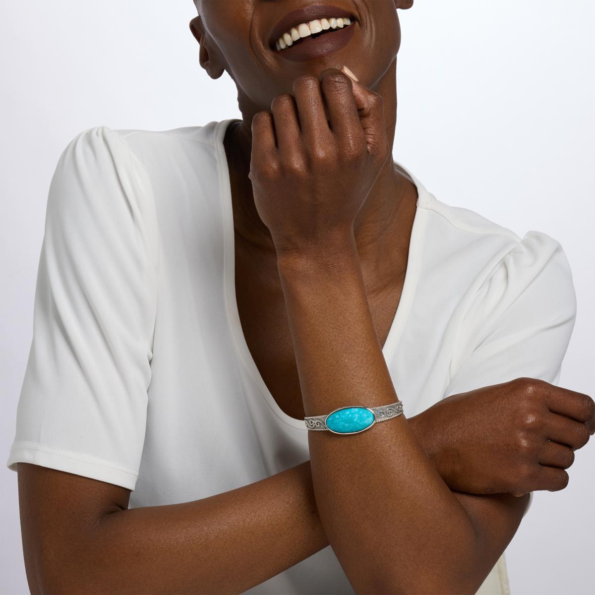 Jay King Gallery Collection Sonoran Turquoise Cuff Bracelet | HSN