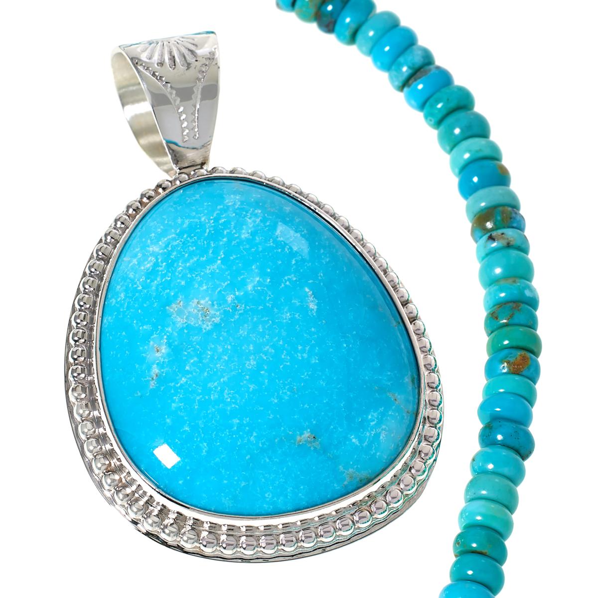 World Traveler with Turquoise Pendant