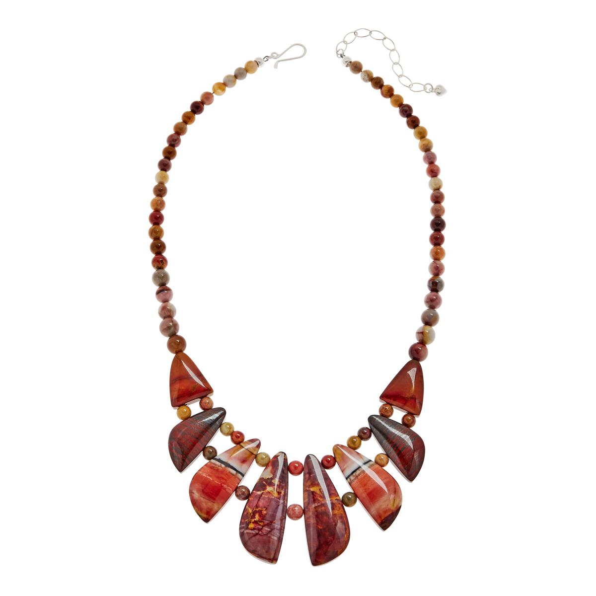 Jay King Multicolor African Rainbow Chalcedony Necklace - 22062299 | HSN