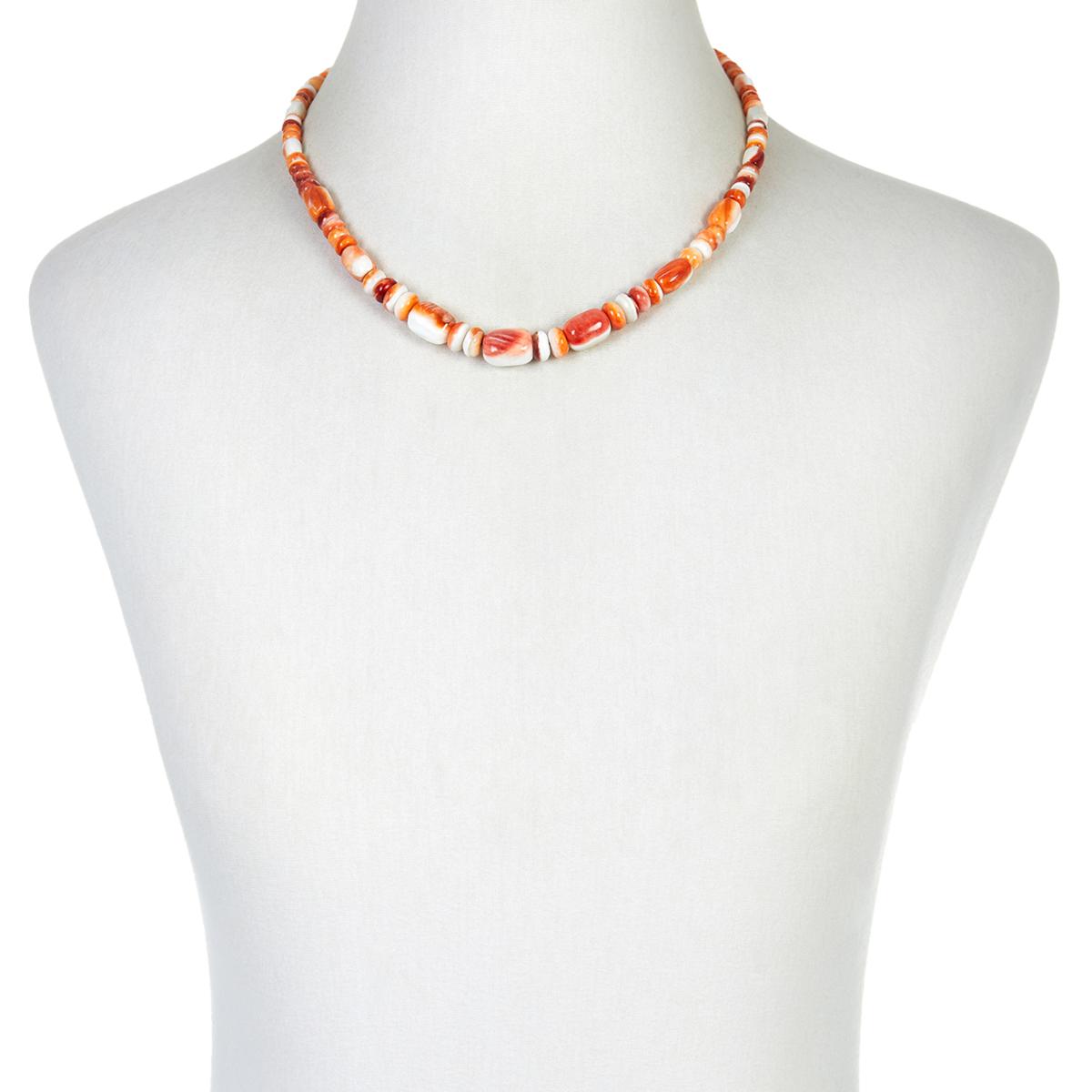 Jay King Multicolor Spiny Oyster Shell Bead Necklace