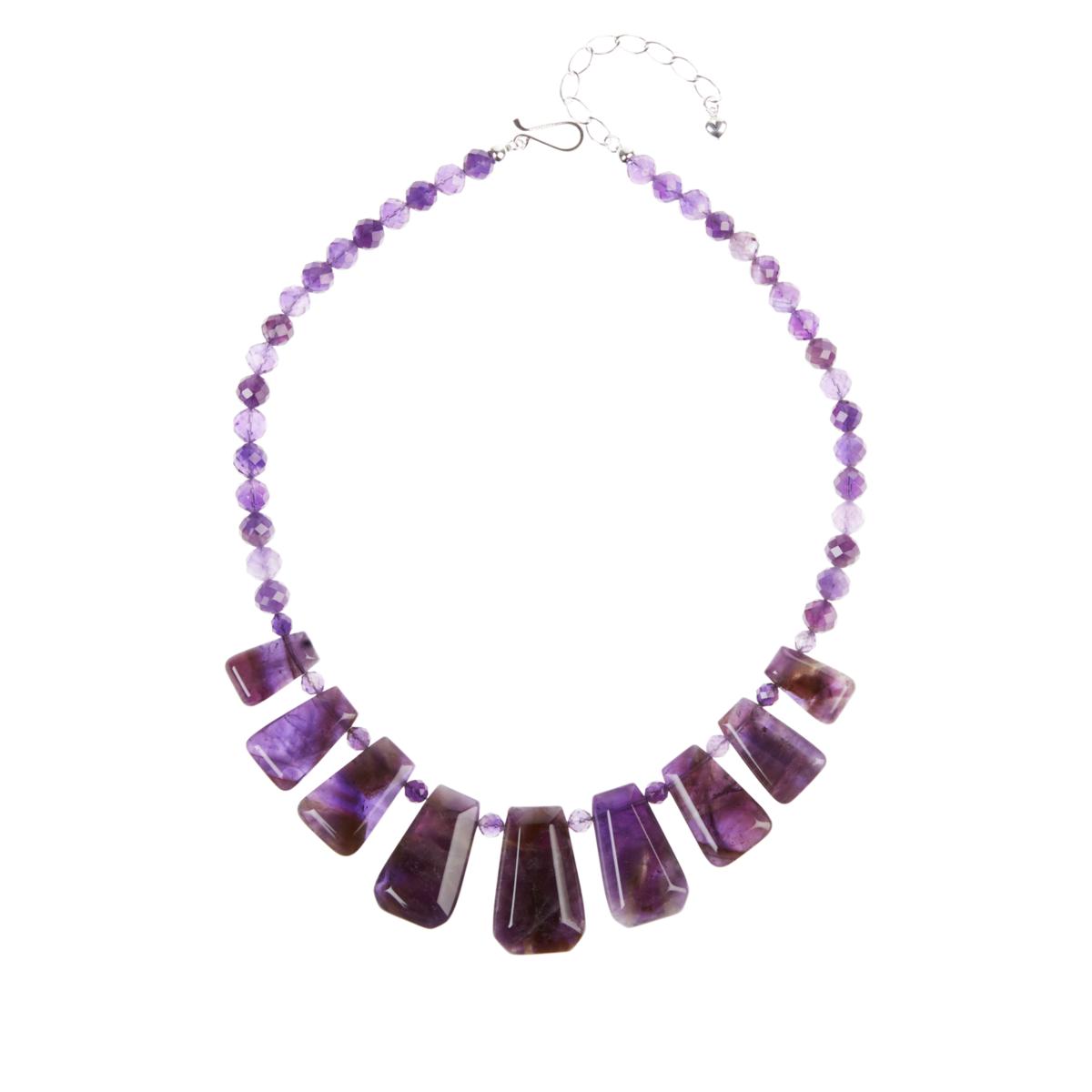 Jay King Sterling Silver Amethyst Necklace - 20814647