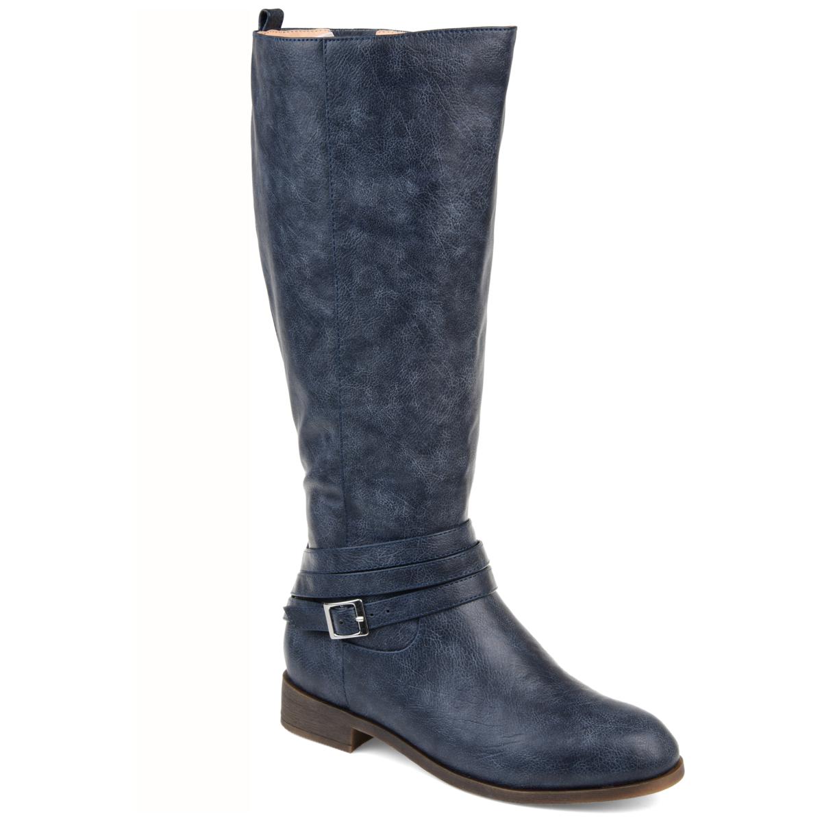 Womens navy on sale blue tall boots