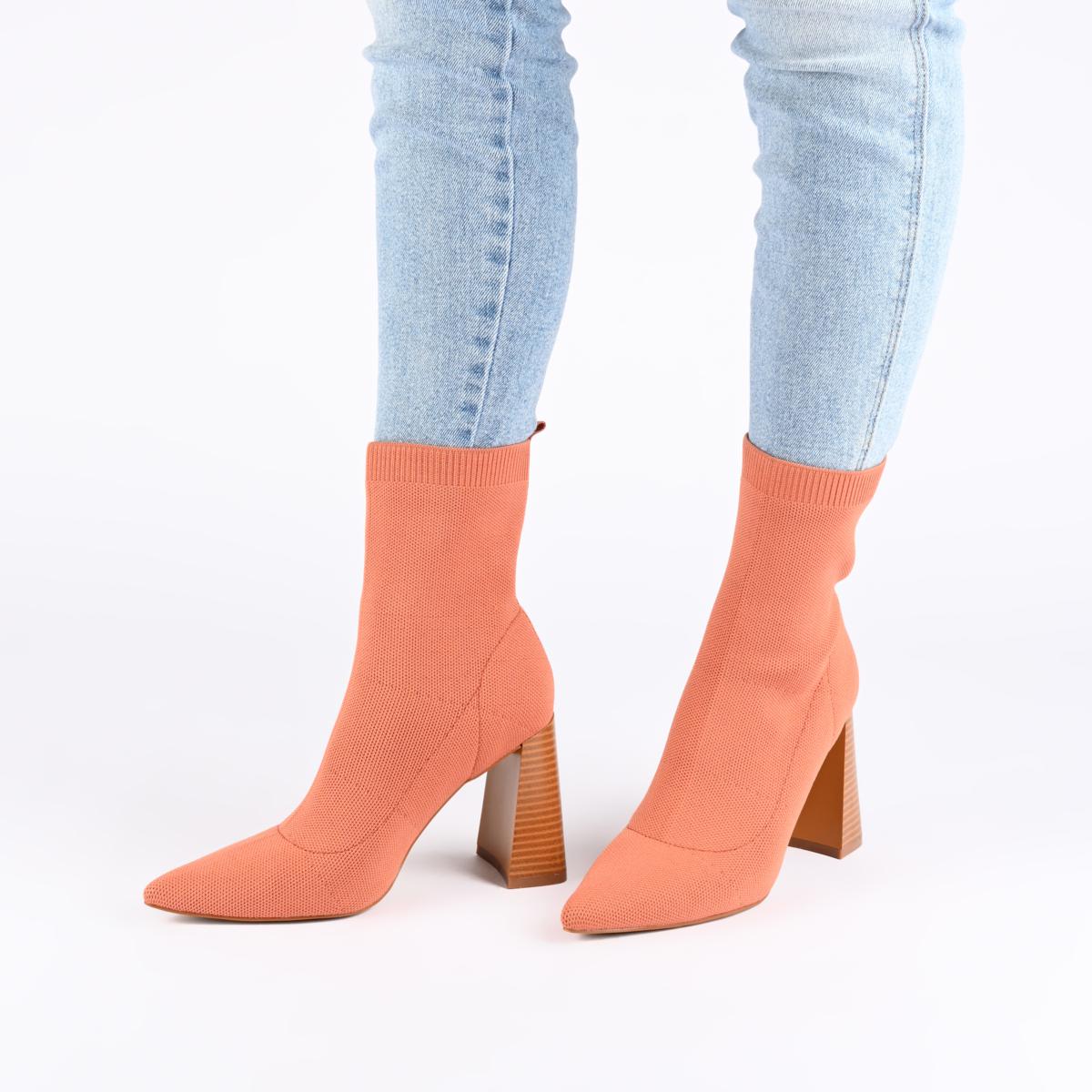 Wide width sock booties sale