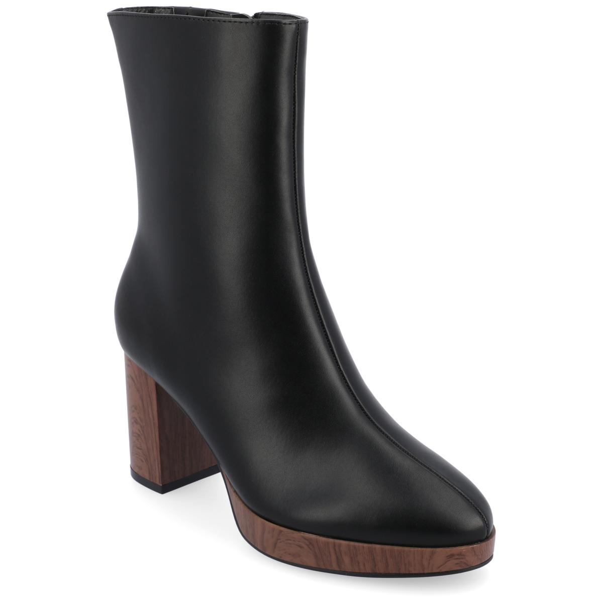 Journee Collection Womens Tru Comfort Foam Wide Width Romer Booties