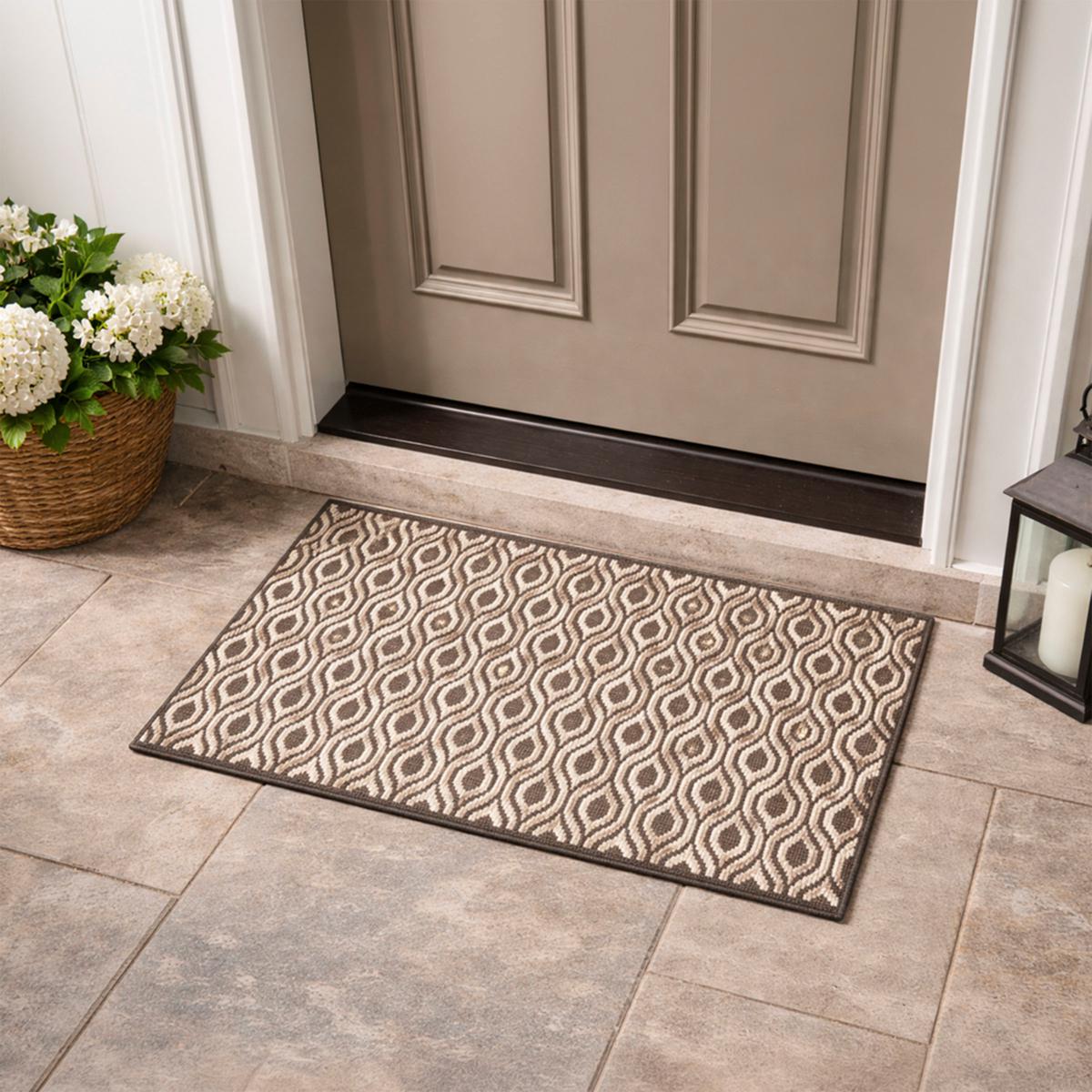 Joy CleanBoss Indoor/Outdoor Antimicrobial Double Entry Rug | HSN