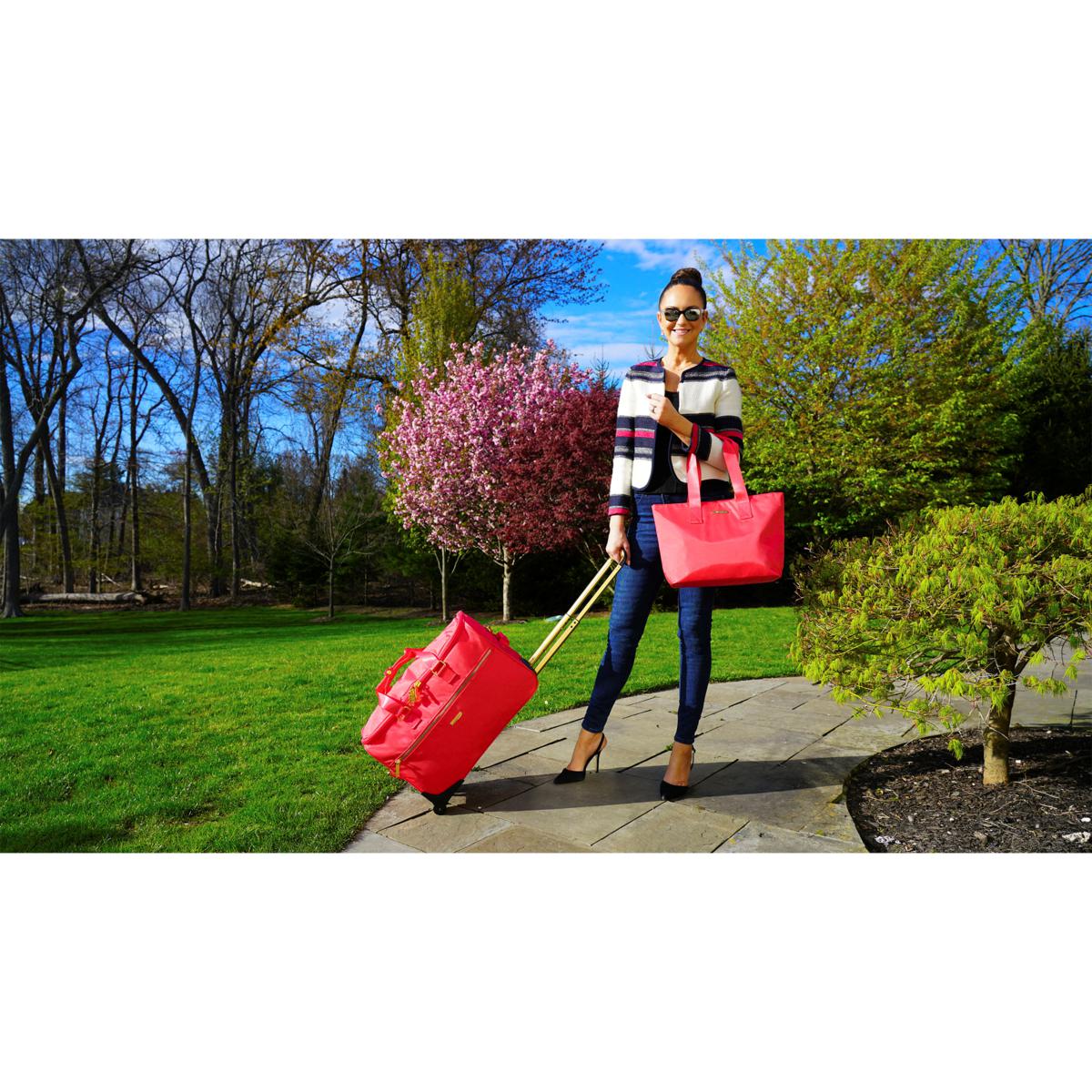 Joy Eco Luxe World Traveler 5pc Light & Chic Luggage Set | HSN