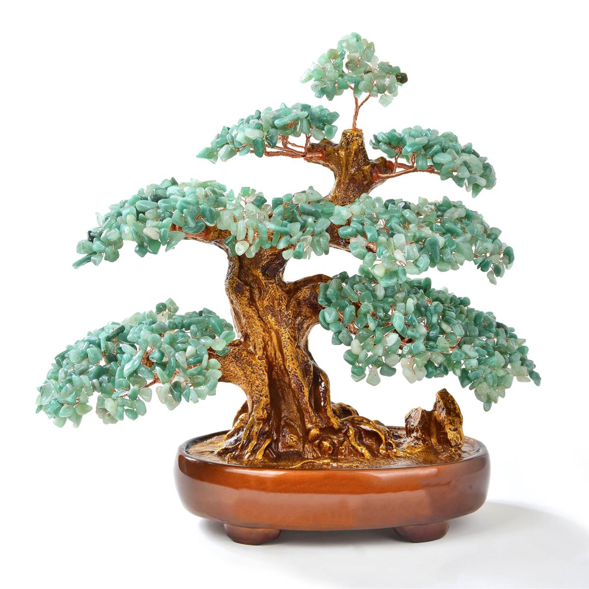 KALIFANO Gemstone Bonsai Tree of Life Sculpture - 20351275 | HSN