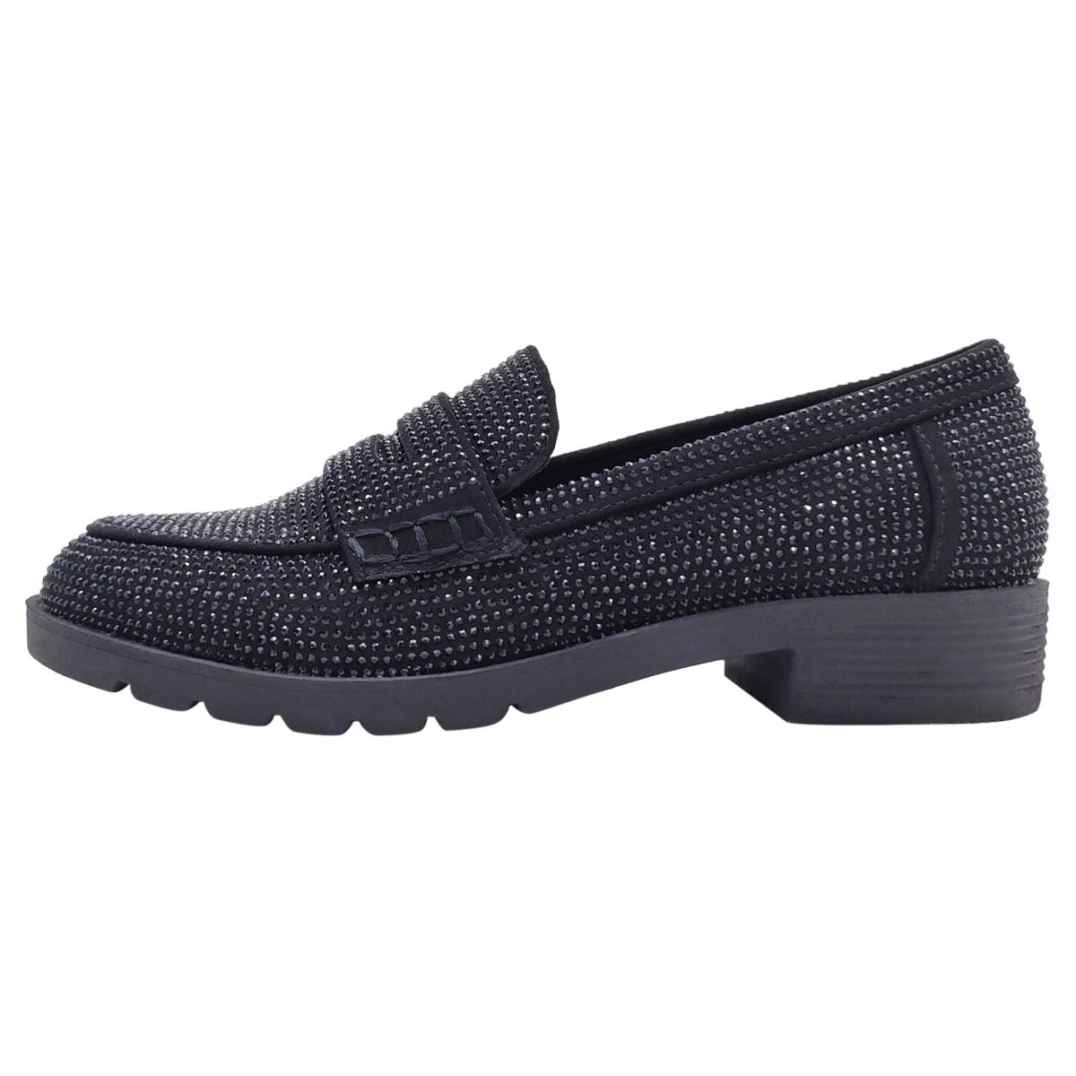 Kenneth Cole Reaction Fern Jeweled Penny Loafer | HSN display picture 3