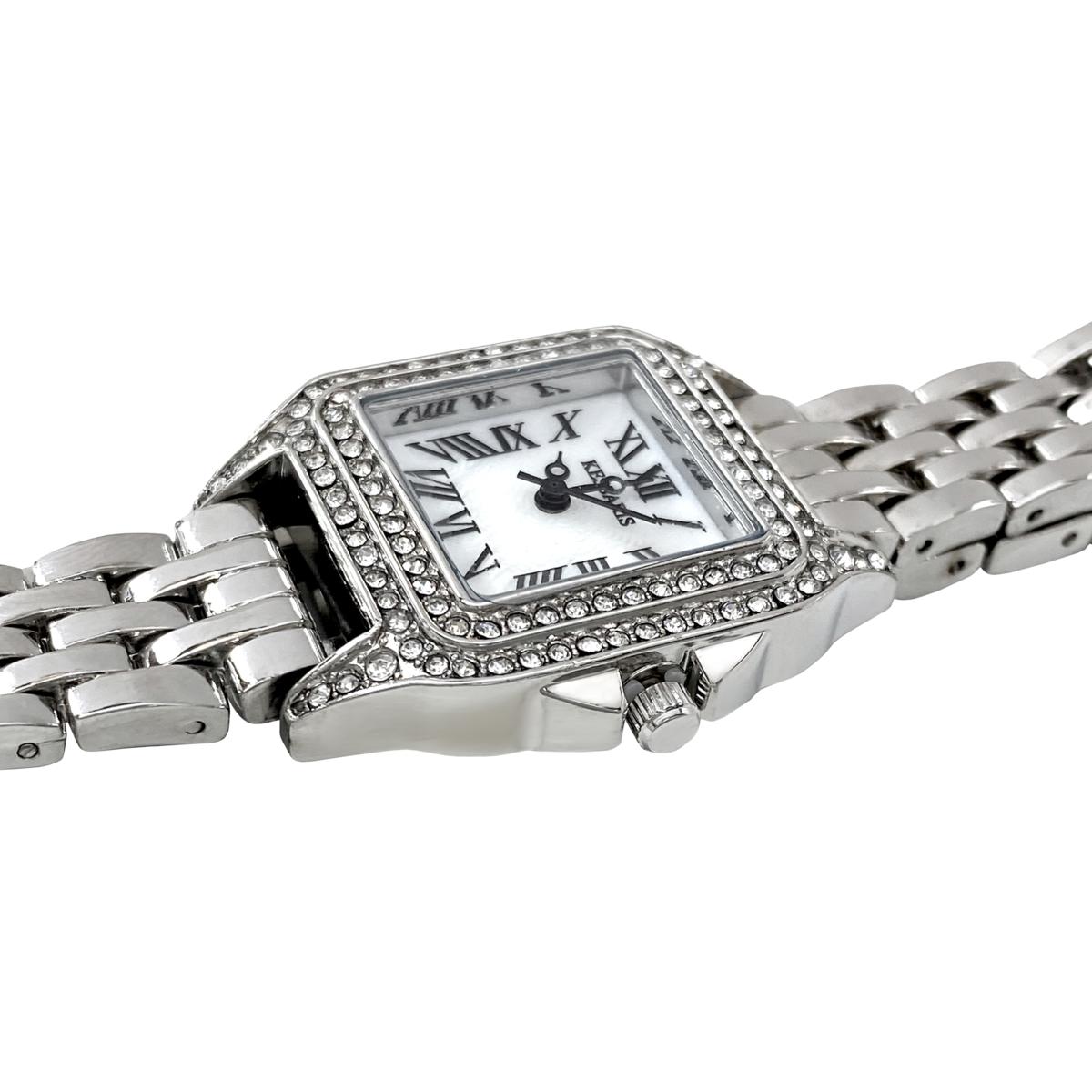 Kessaris 2-piece Watch and Faux Pearl Bracelet Set Kessaris 3-Piece Goldtone Metal Watch Set | HSN main image 2