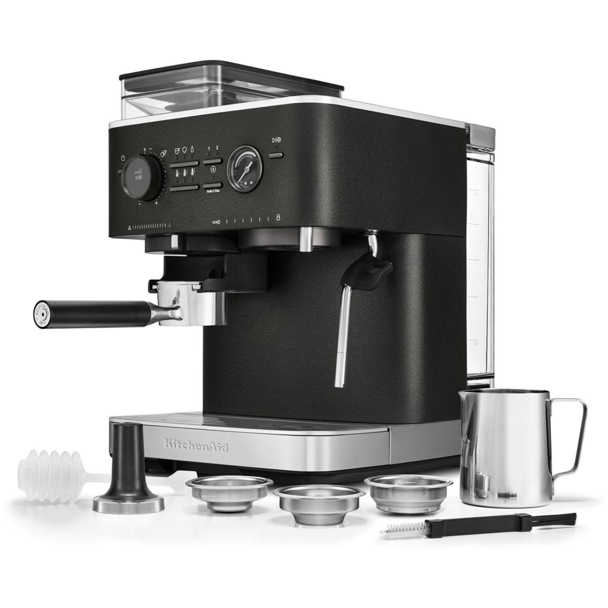 KitchenAid Semi-Automatic Espresso Machine w/ Burr Grinder - Main Image