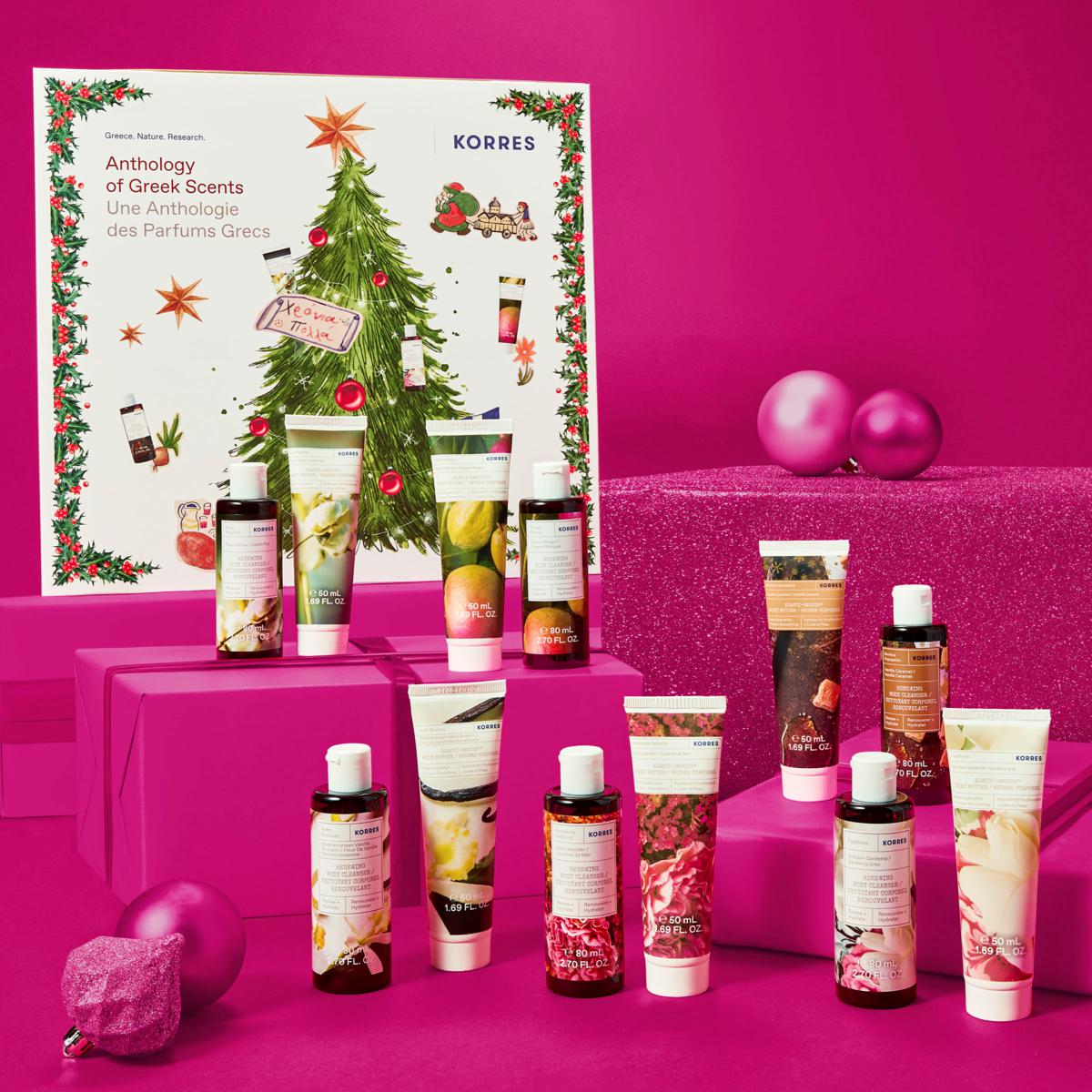 Korres 12-piece Holiday Cleanser & Body Butter Collection | HSN