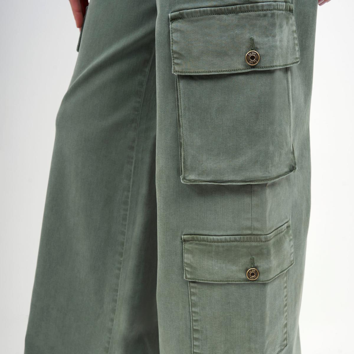La Joie Cinched Hem Denim Cargo Pant - 22117659 | HSN