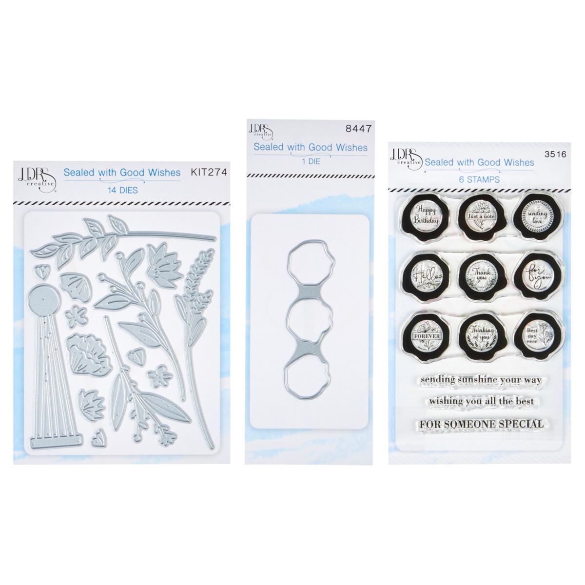 LDRS Creative Sealed with Good Wishes Stamp and Die Set - 22843385 | HSN