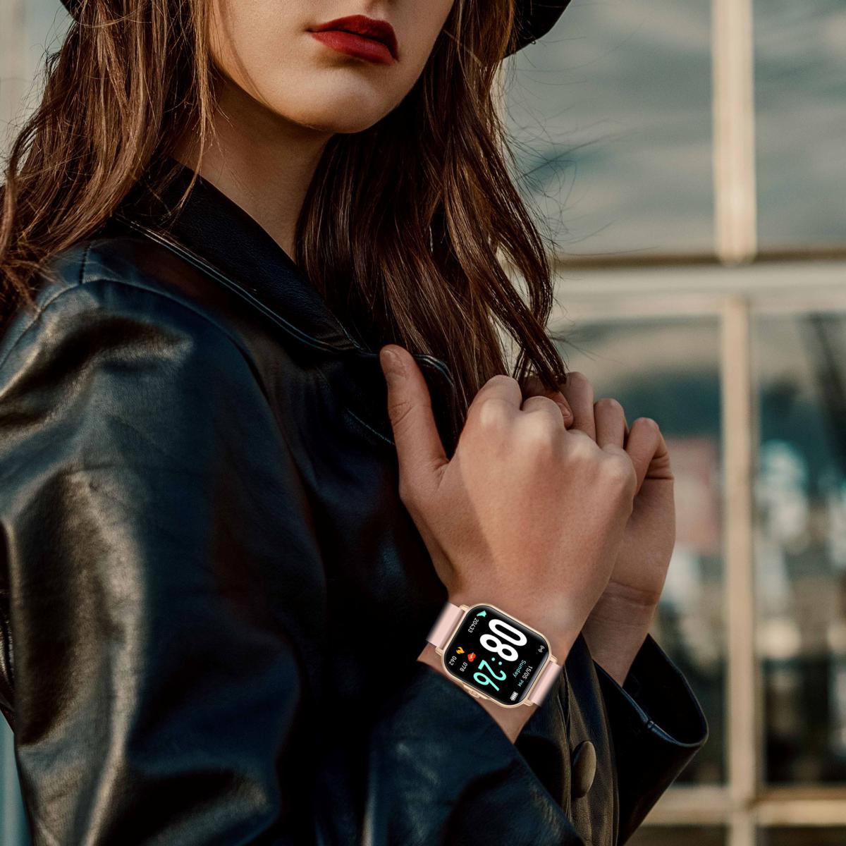 LetsFit E41 Silver Bluetooth Smart Watch with Extra Band | HSN