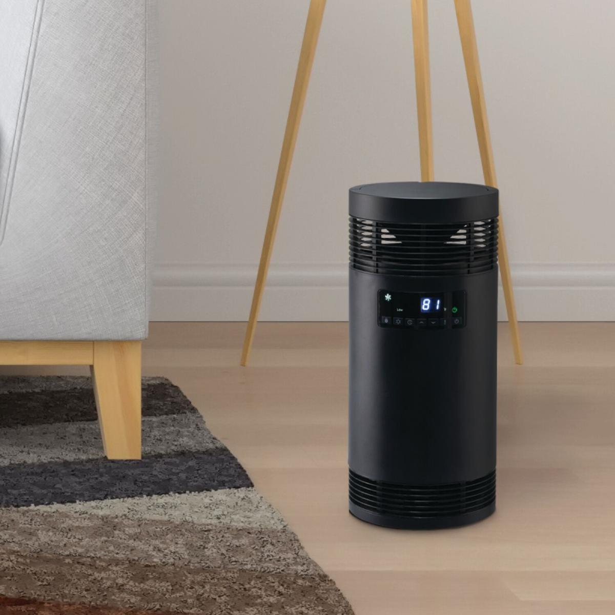 Lifesmart 360 Surround Ceramic Tower Heater with Handle | HSN