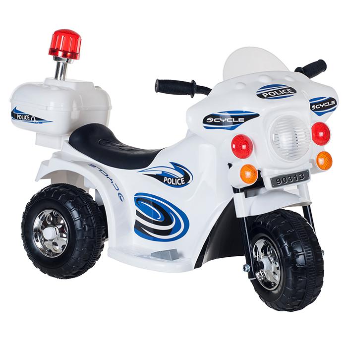 Lil Rider SuperSport 3 Wheel Battery Operated Motorcycle White 7715240 HSN