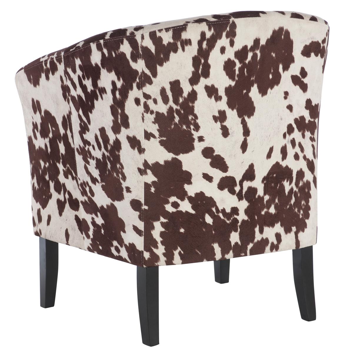 Cow print chairs online for sale