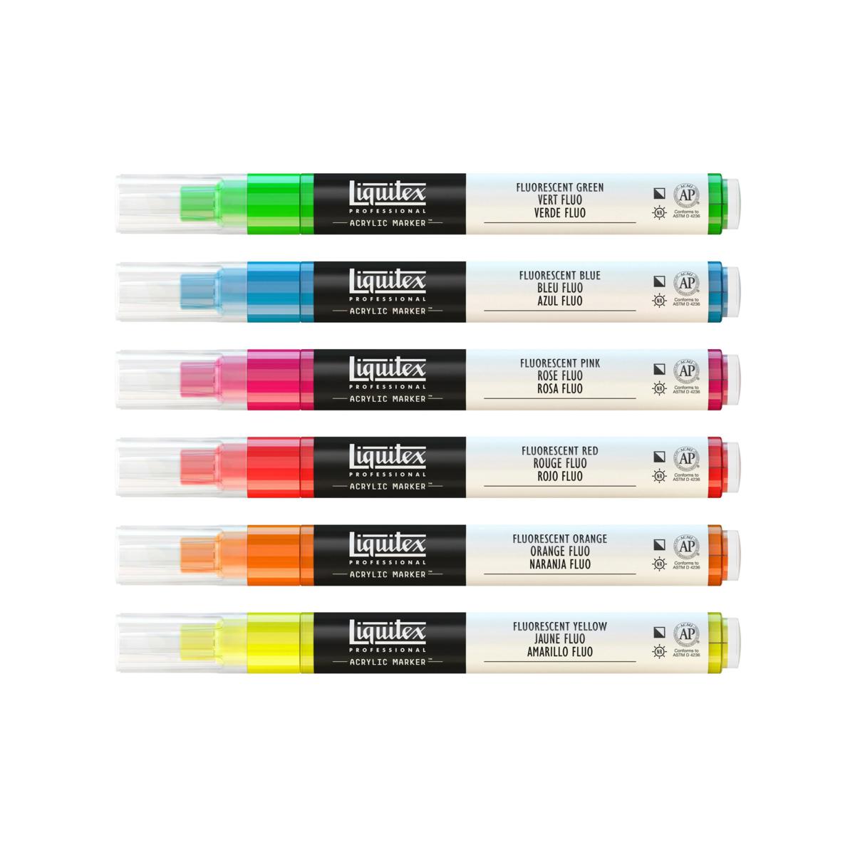 Liquitex Professional Acrylic Ink Set - Metallic Colors, Set of 6