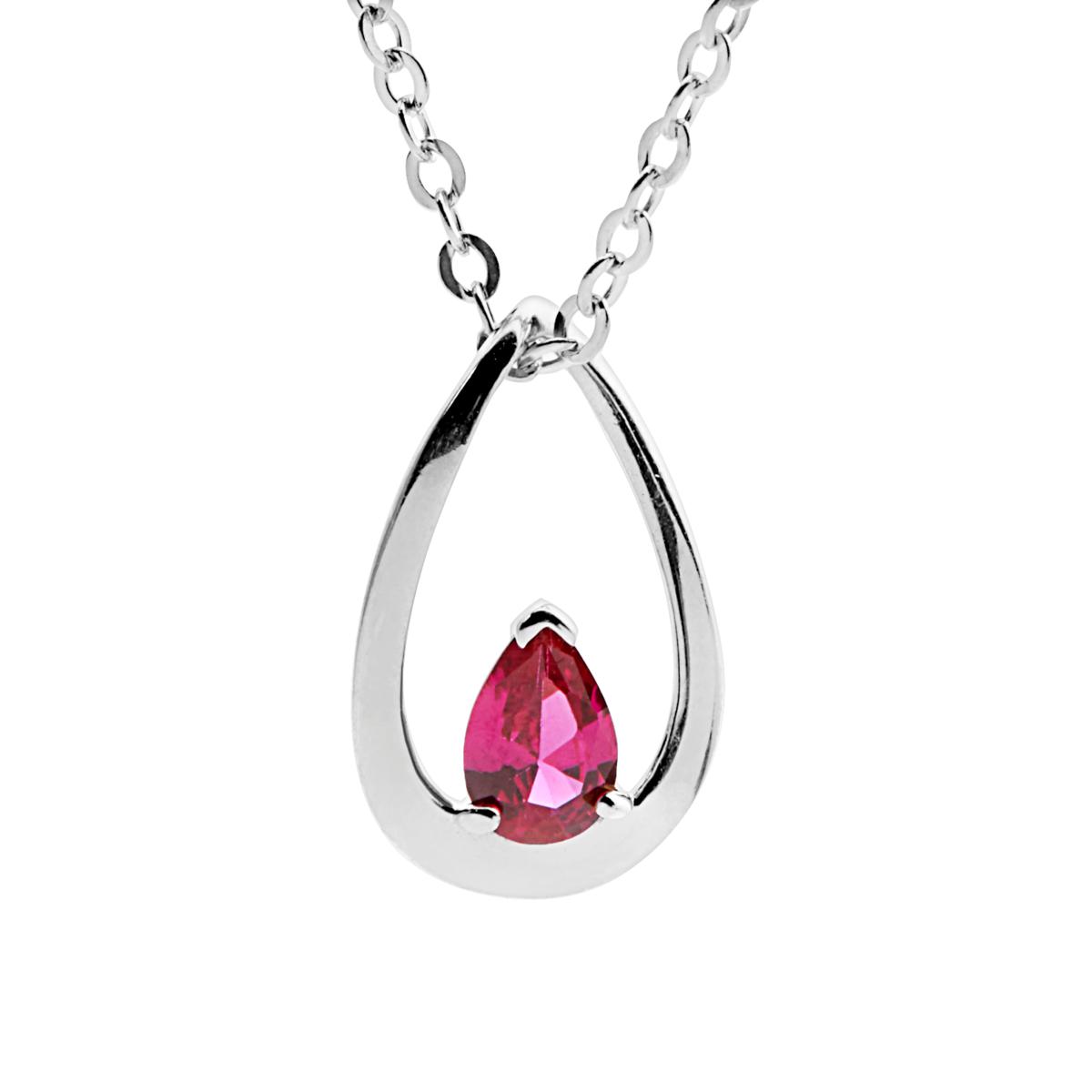 Love in My Heart Simulated Birthstone Necklace - 20589412 | HSN