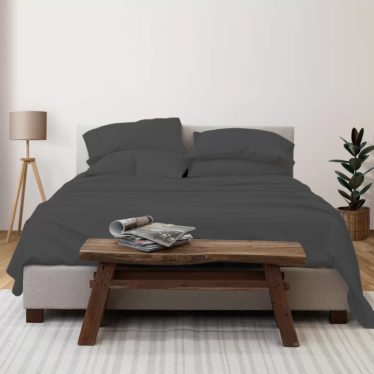 Luxury Home Ultra Soft 6-Piece Microfiber Sheet Set - Cal King - 20787902 | HSN