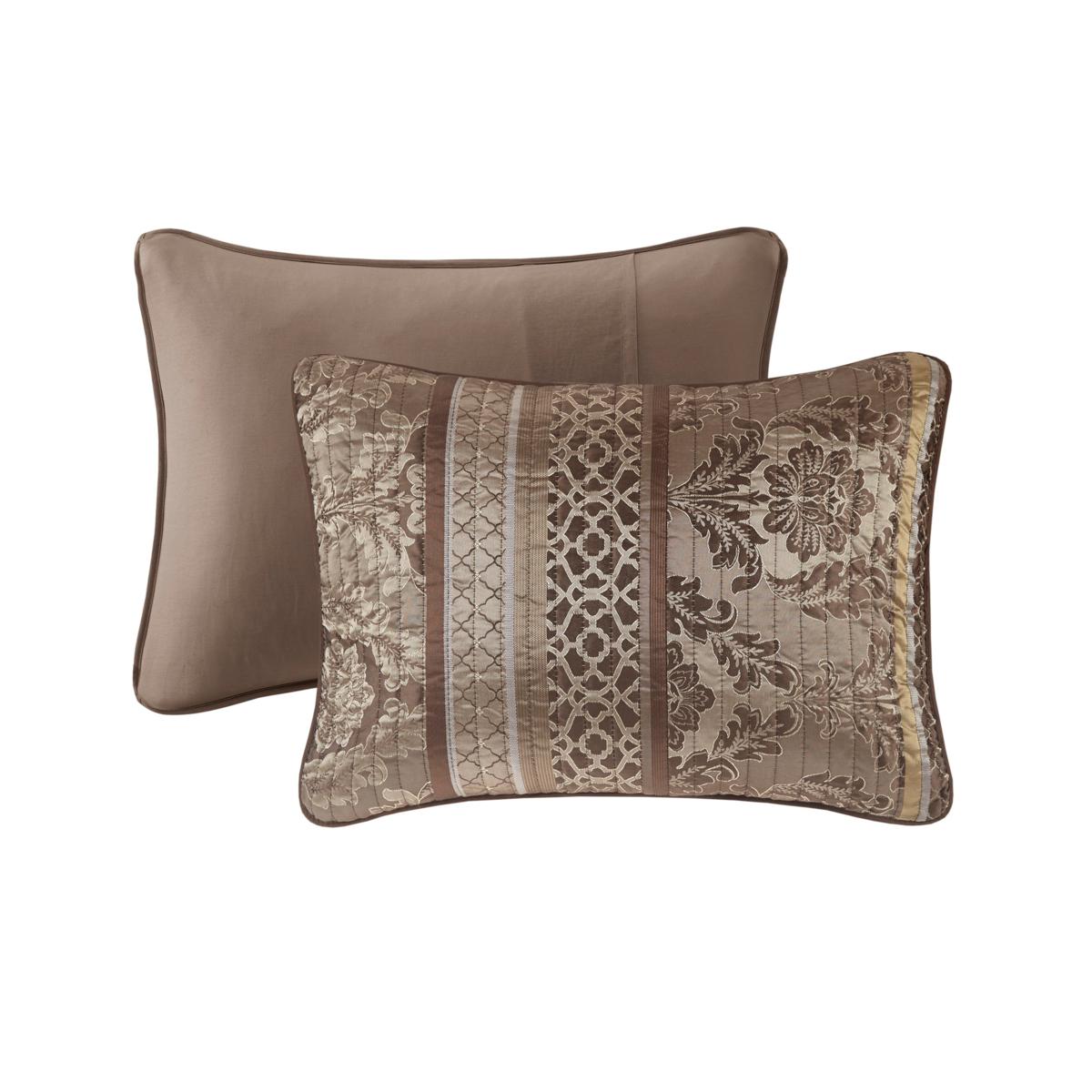 Madison Park Bellagio 6-Piece Coverlet Set - King/Brown Jacquard