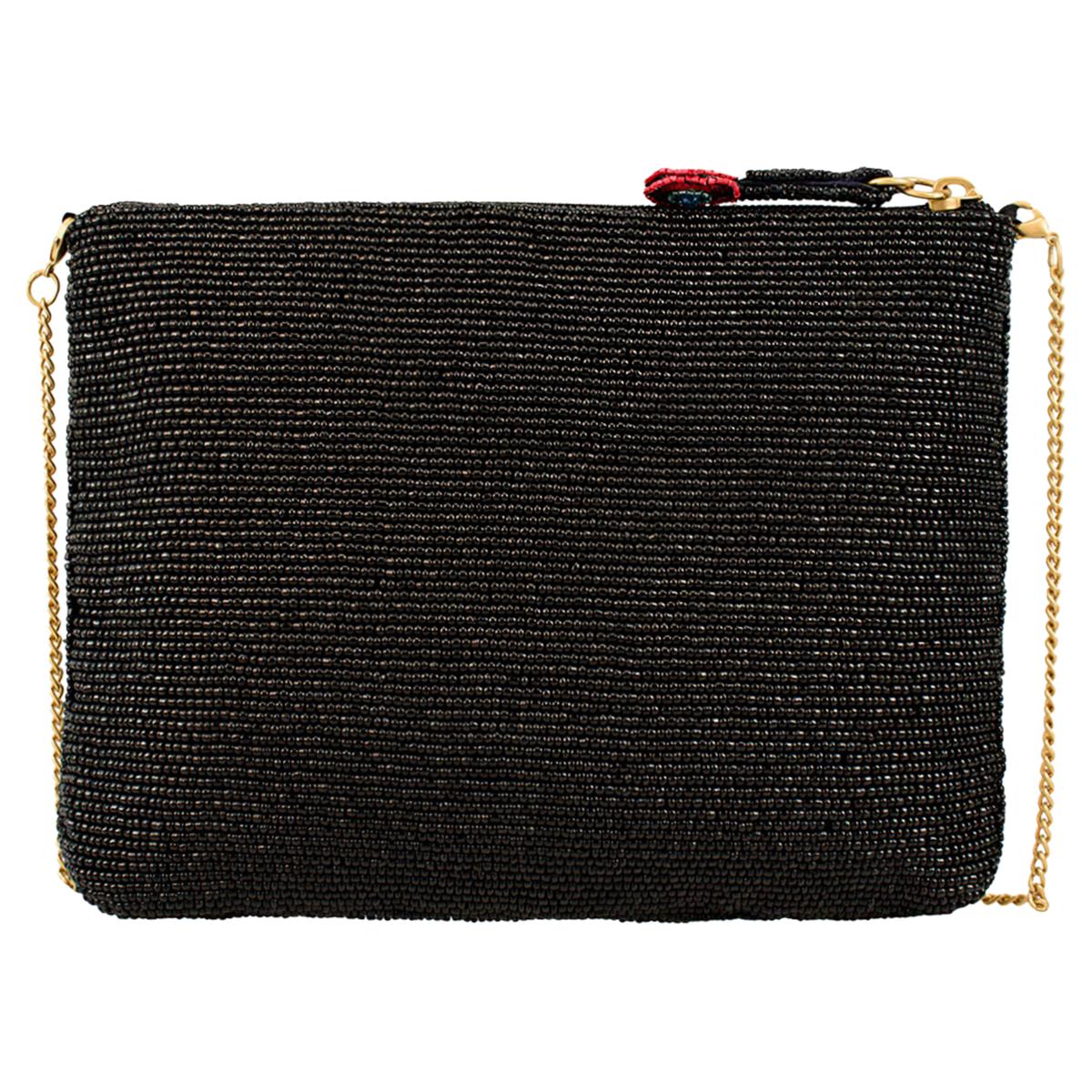 Mary Frances Hand-Beaded Mini Crossbody Handbag | HSN
