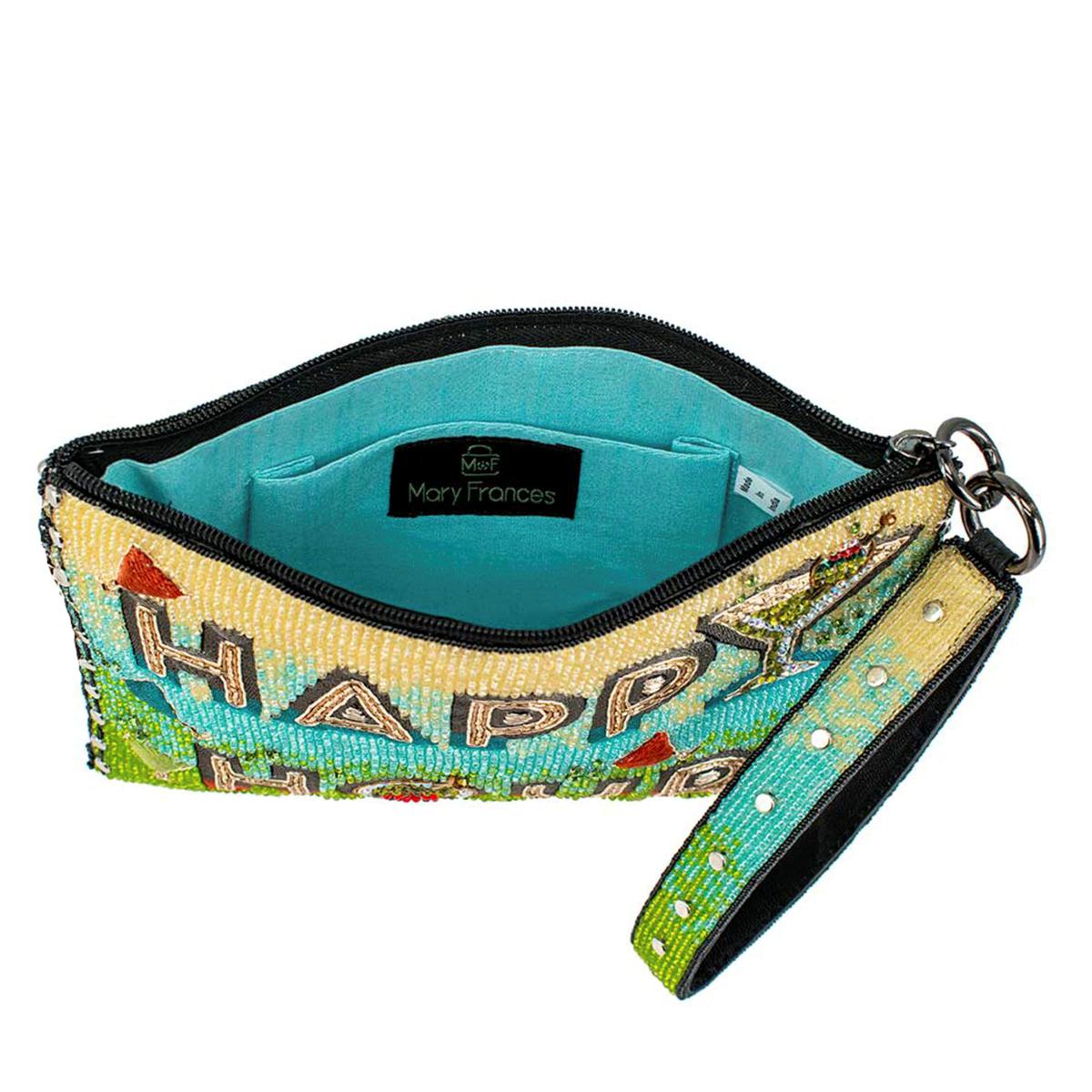 Mary Frances Handbag Hand-Beaded Crossbody/Clutch - 23347326