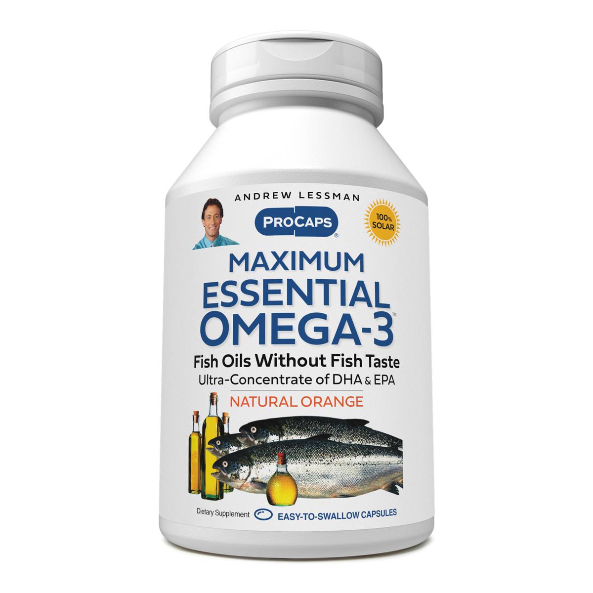 Maximum Essential Omega-3 Orange - 60 Capsules