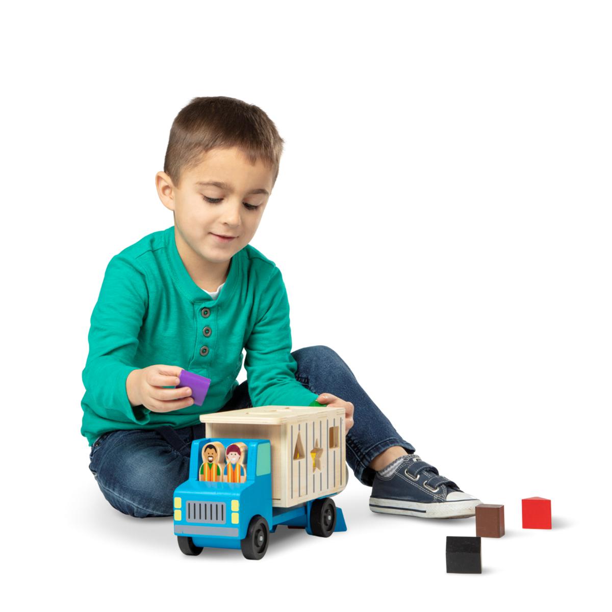 Melissa and doug shape sorting hot sale dump truck