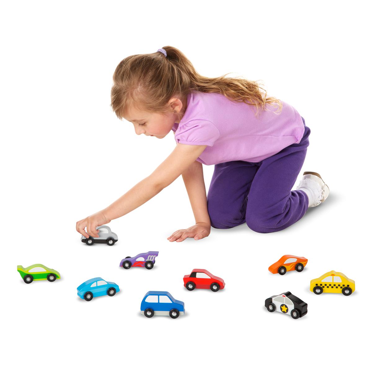 Melissa Doug Wooden Cars Set 9586363 HSN