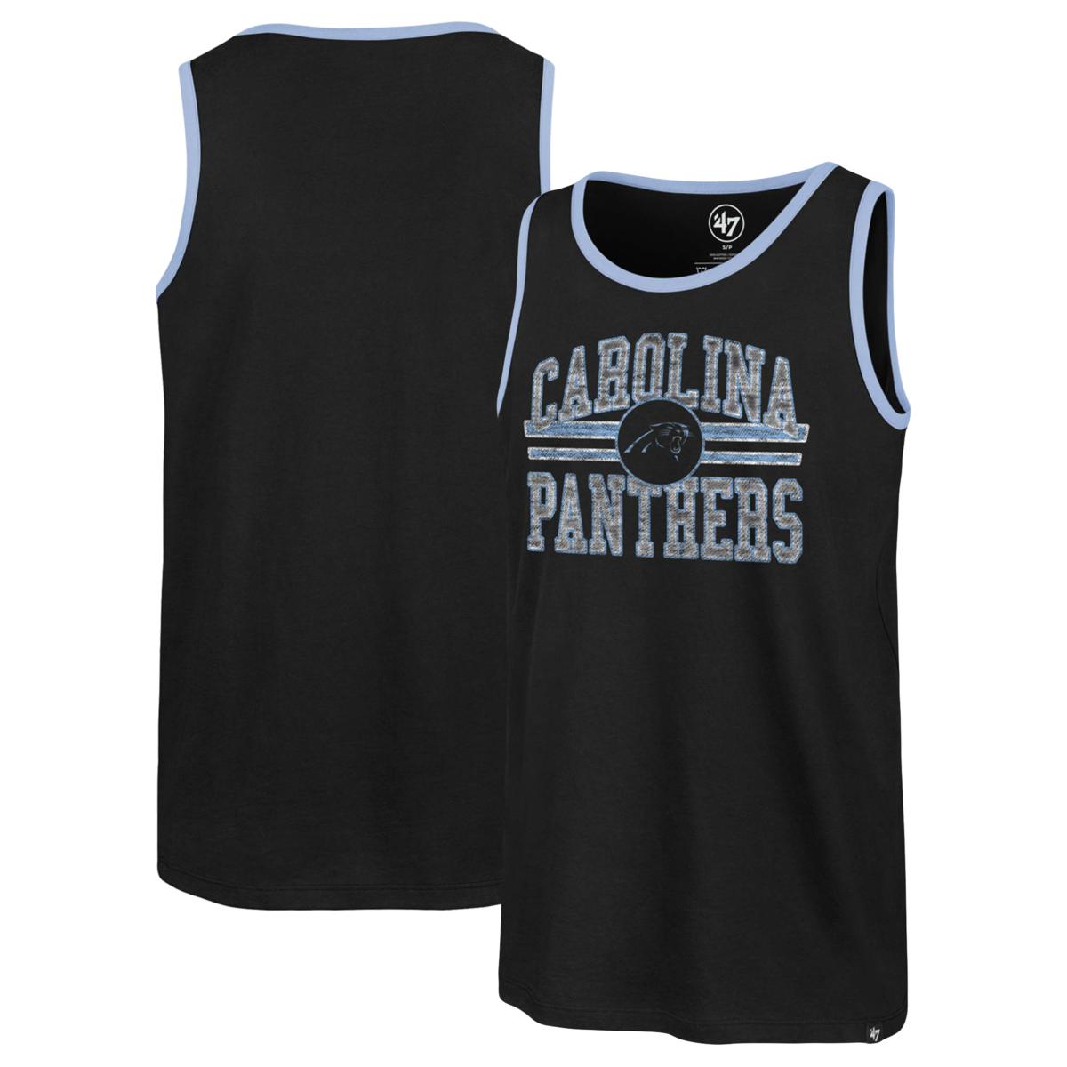 Men's '47 Black Carolina Panthers Winger Franklin Tank Top - 21605158 | HSN