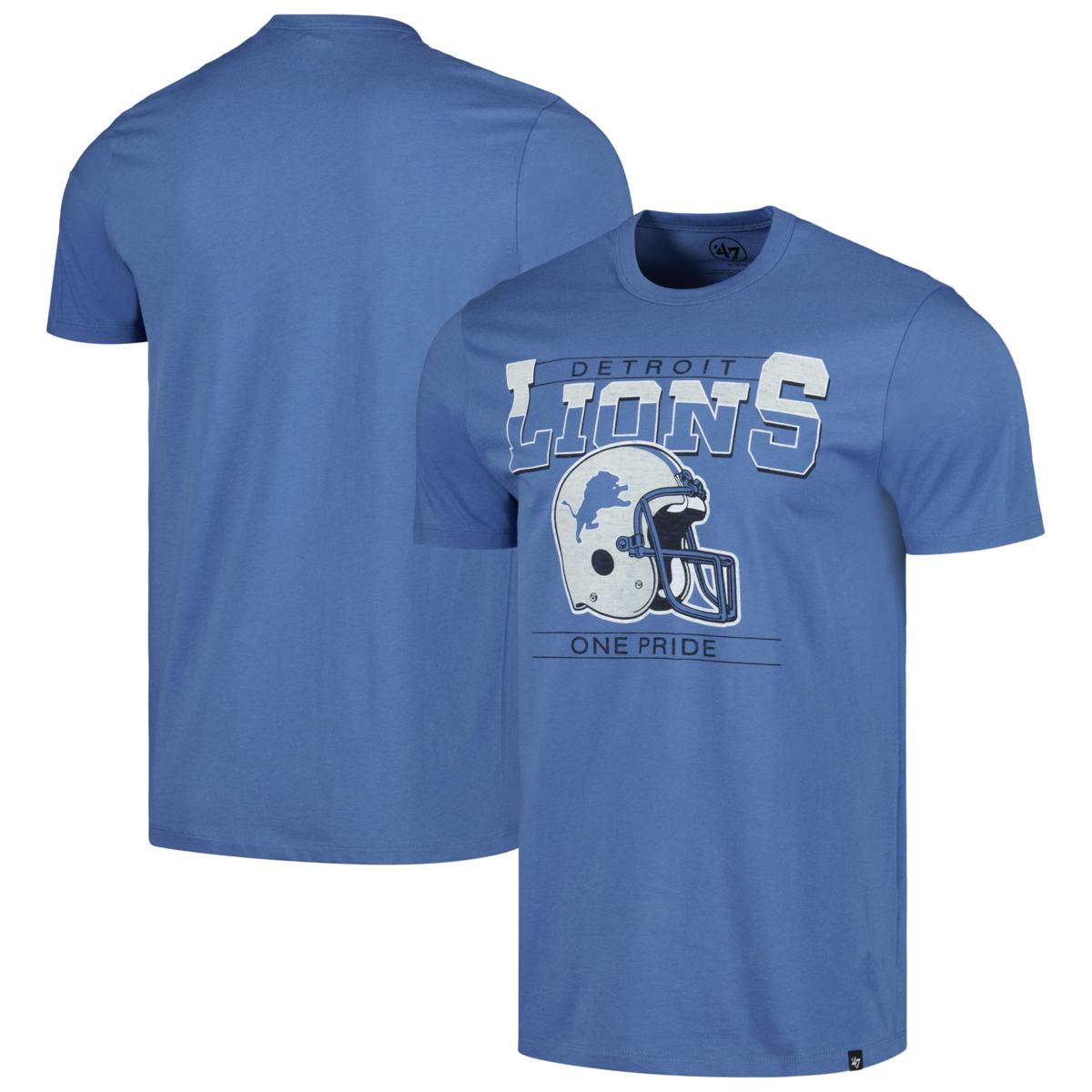 Detroit lions shop throwback t shirt