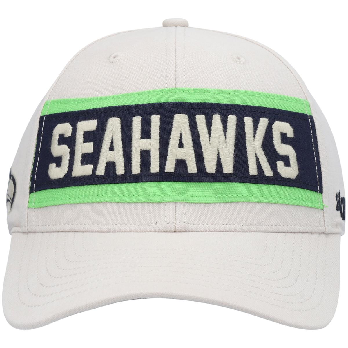 NFL Seattle Seahawks Youth Adjustable Hat Cap Neon Green Team Apparel Logo