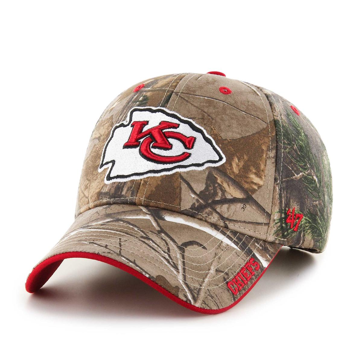 Men's '47 Cream Kansas City Chiefs Crossroad MVP Adjustable Hat