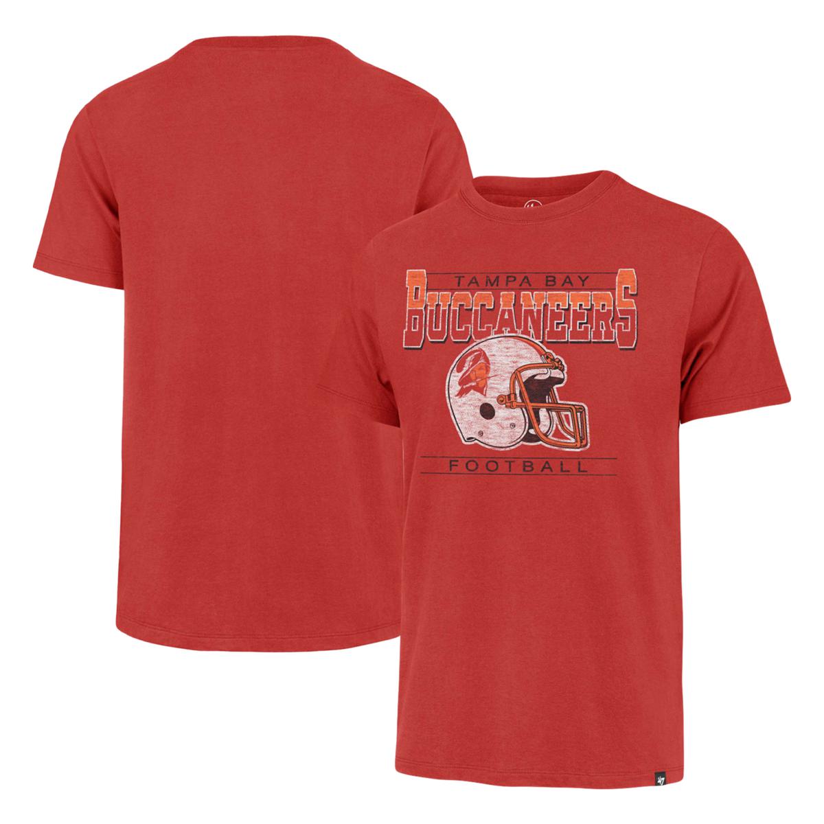 Men's '47 Red Tampa Bay Buccaneers Gridiron Classics Time Lock Franklin ...