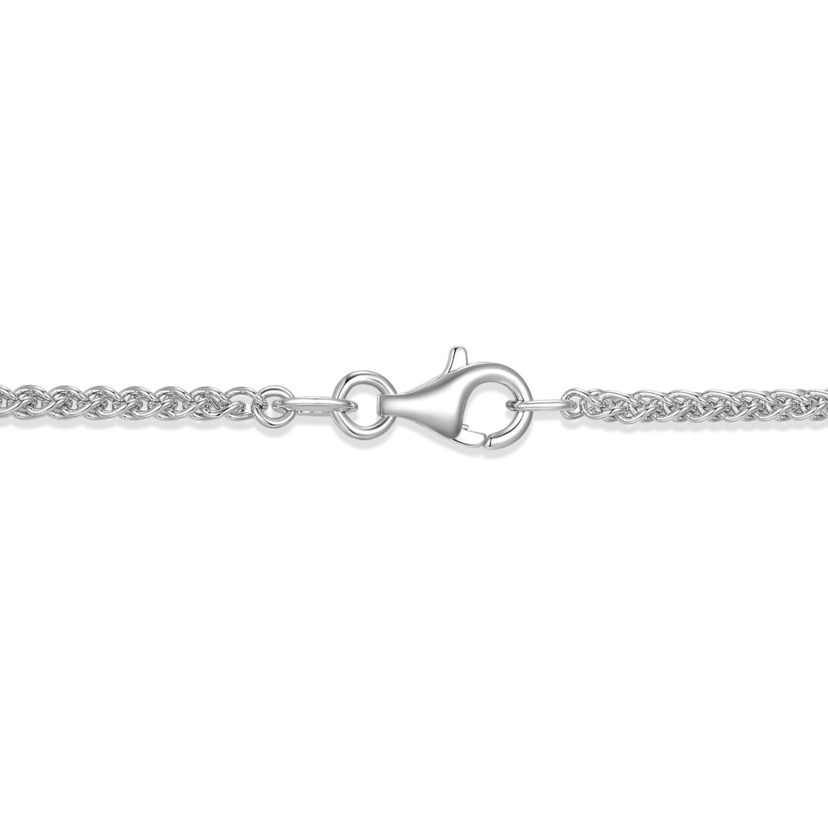 1.5mm Up to 22 Adjustable Royal Rope Chain Necklace Real 925