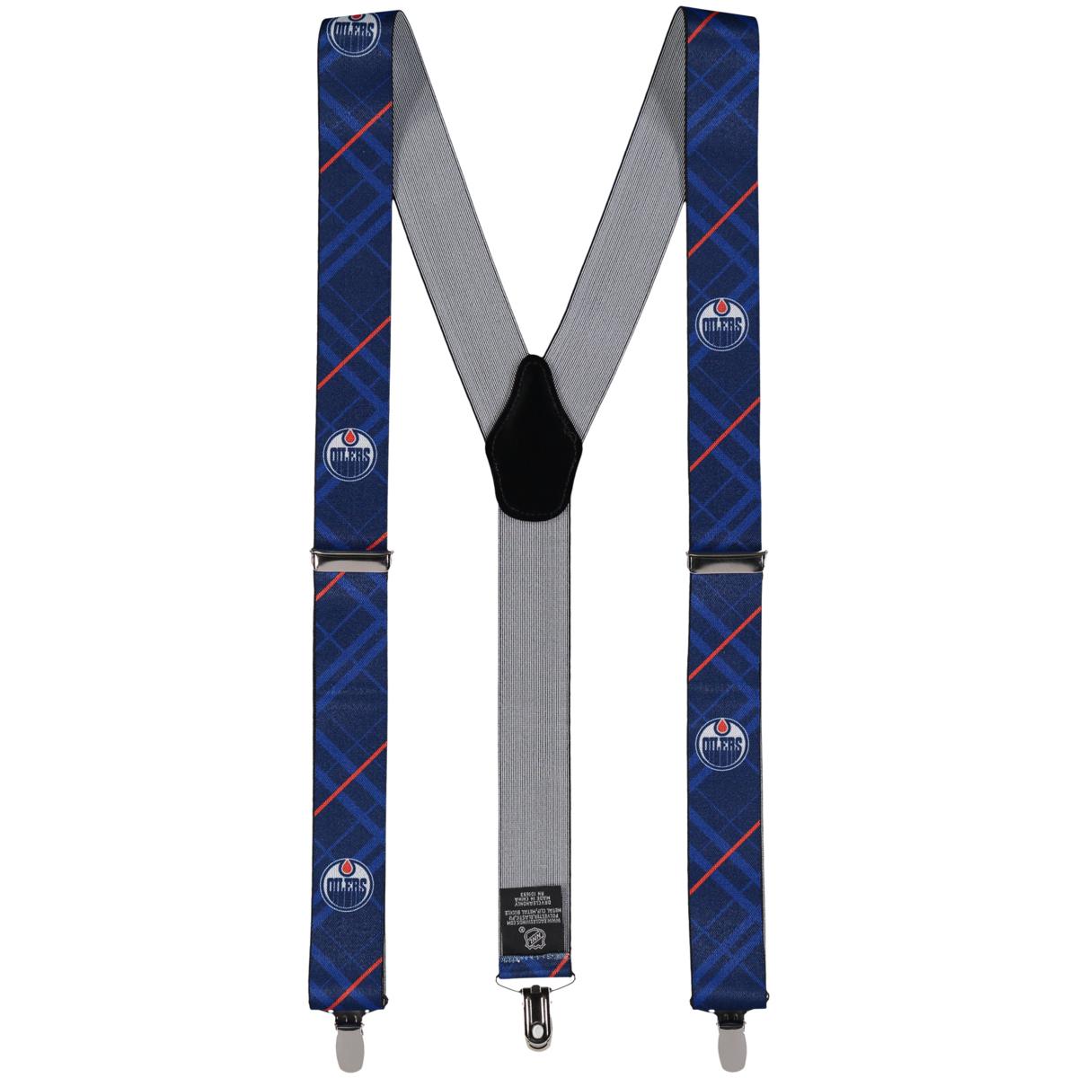 Men's Blue Edmonton Oilers Suspenders 21945359 HSN