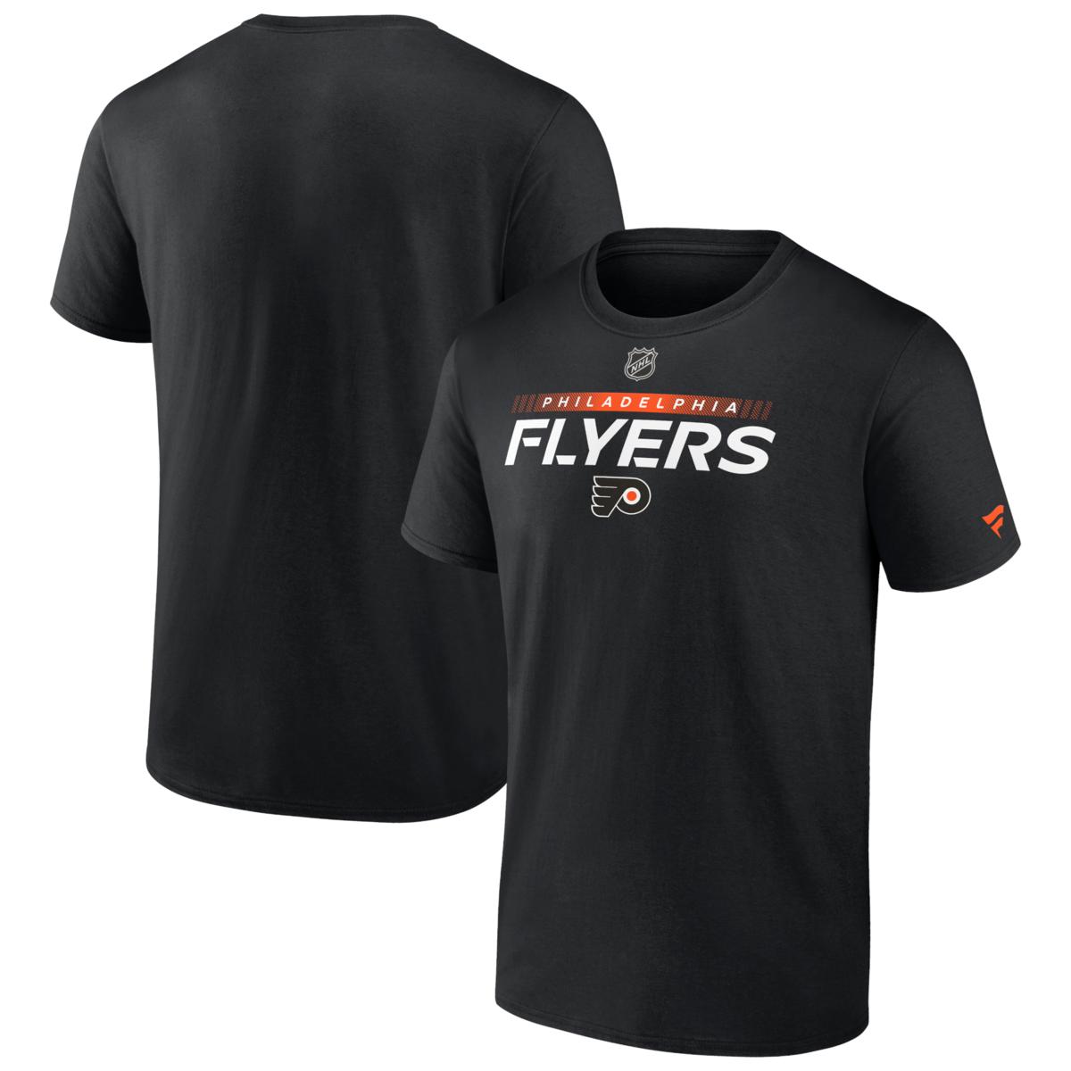 Men's Fanatics Branded Black Philadelphia Flyers Authentic Pro Team ...