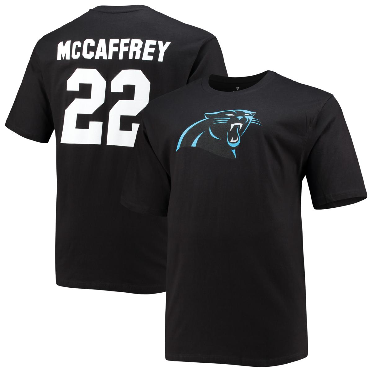 Men's Fanatics Branded Christian McCaffrey Black Carolina Panthers Big ...