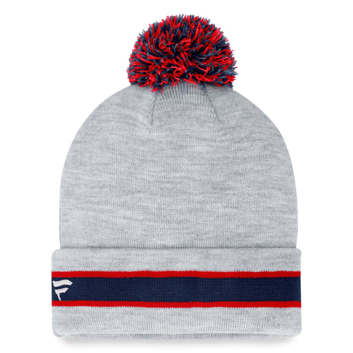 Men's Fanatics Branded Charcoal New England Patriots Dark Shadow Cuffed Knit Hat