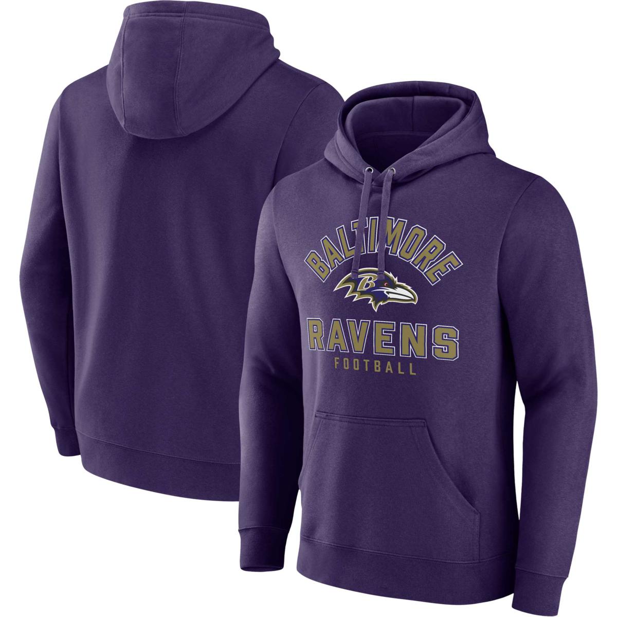 Men s Fanatics Branded Purple Baltimore Ravens Between the Pylons