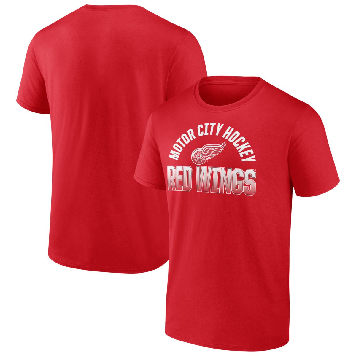 Men s Fanatics Red Detroit Red Wings Open Net T Shirt