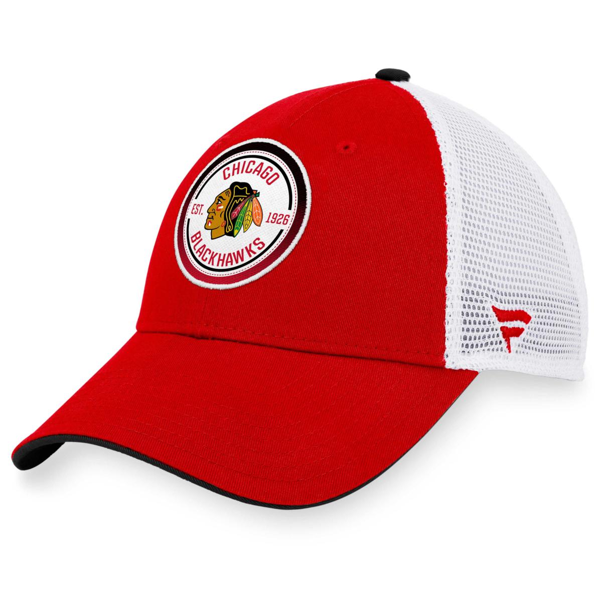 White blackhawks sales hat