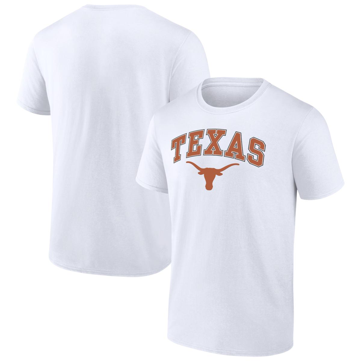 Men's Fanatics White Texas Longhorns Campus TShirt 21596810 HSN