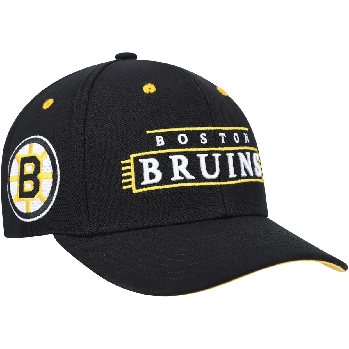 Men's Mitchell & Ness Black Boston Bruins LOFI Pro Snapback Hat ...