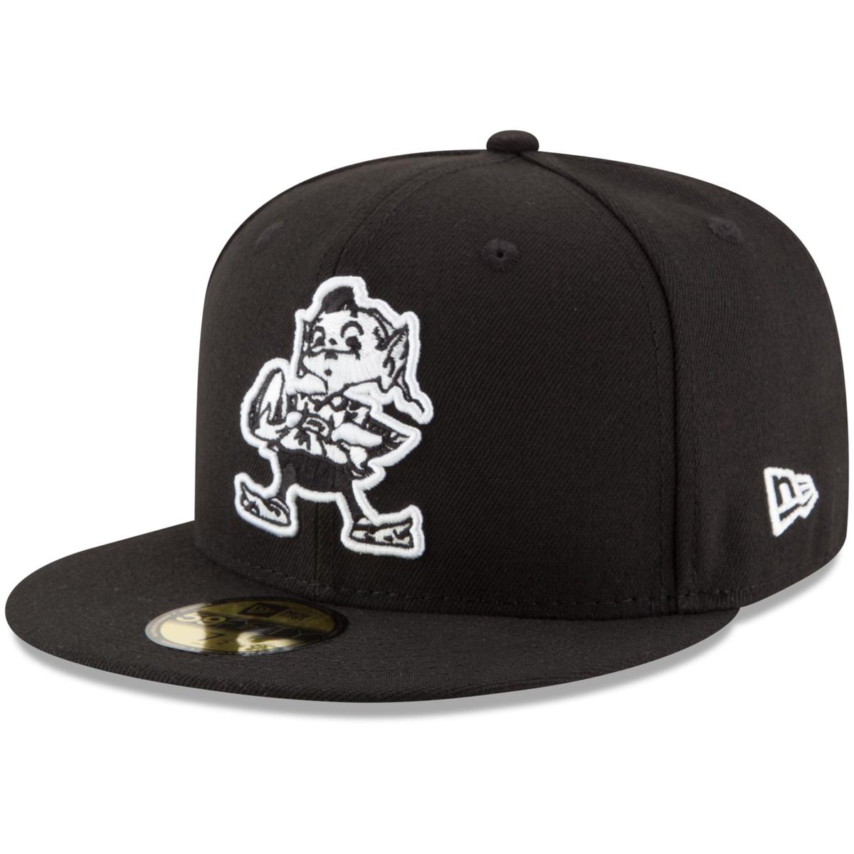 Men's New Era Black Cleveland Browns Brownie The Elf B-Dub 59FIFTY ...